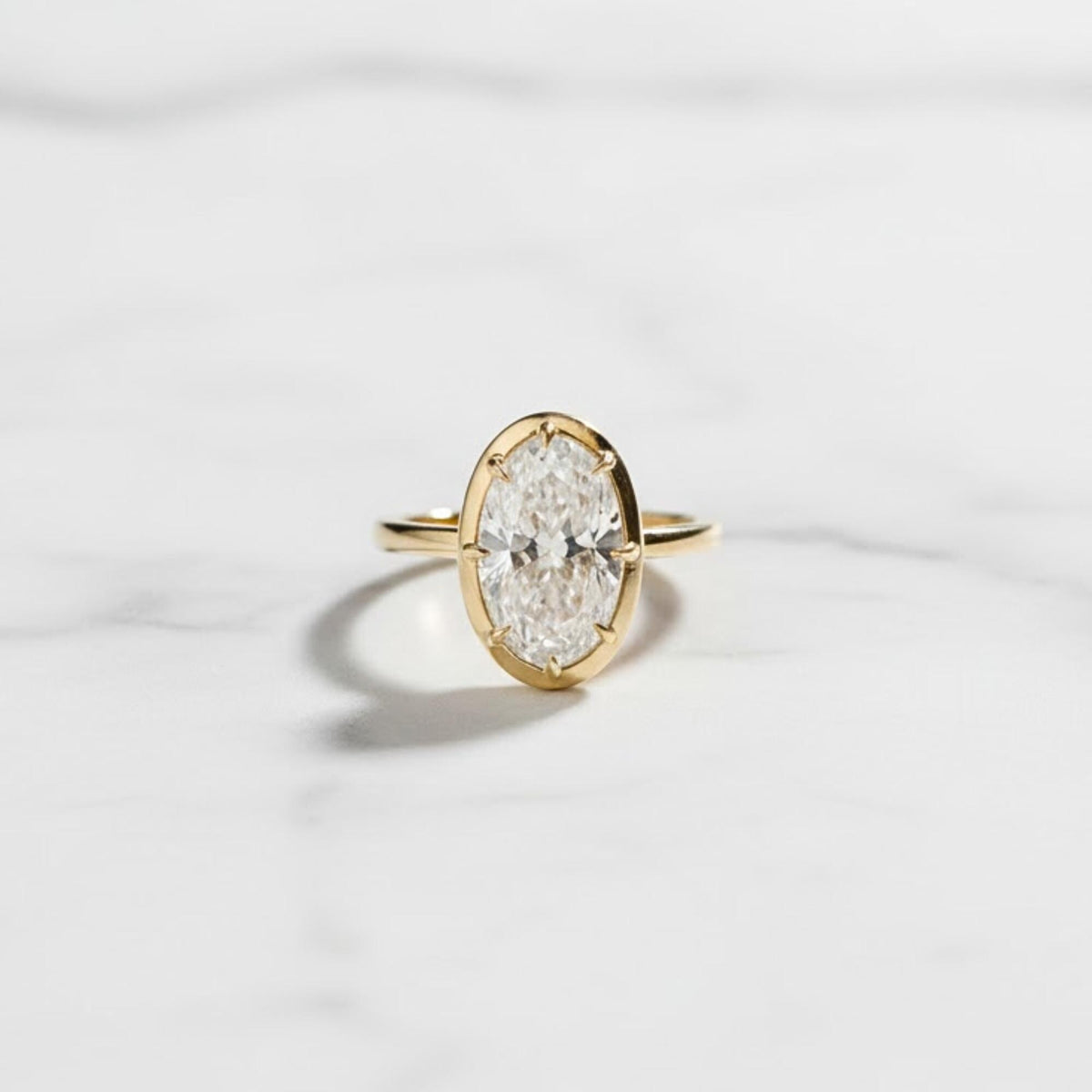 3 CT Oval Cut Moissanite Diamond Ring, 14K Gold Engagement Ring, Promise Ring For Her, Wedding Ring, Anniversary Ring For Women,gold jewelry