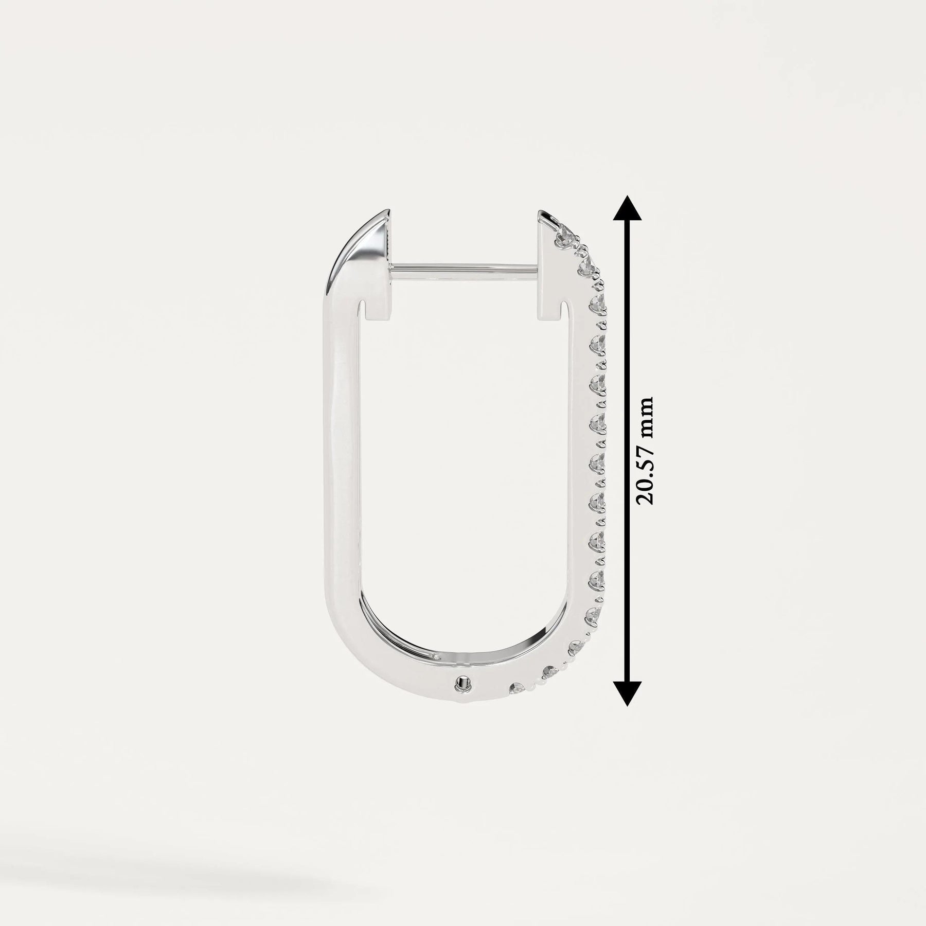 Diamond Hoop Earring / Diamond Huggies / 14k Solid Gold Huggie Earrings / Hoop Earrings / Diamond Hoop Earring / Last Minute Gift