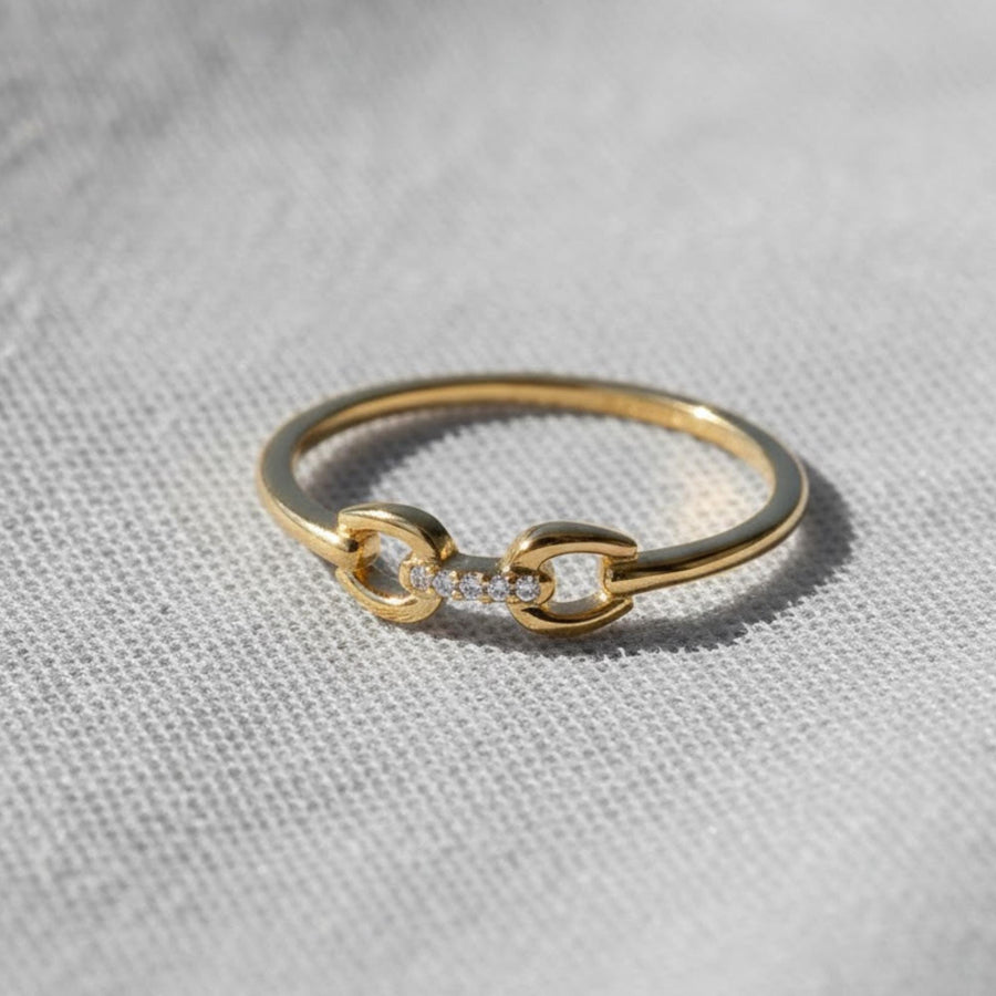 14k Gold  Braid Stack Ring with Micro Pave Moissanite  Handcrafted Fine Jewelry on Etsy  Unique Design for Everyday or Special Occasions