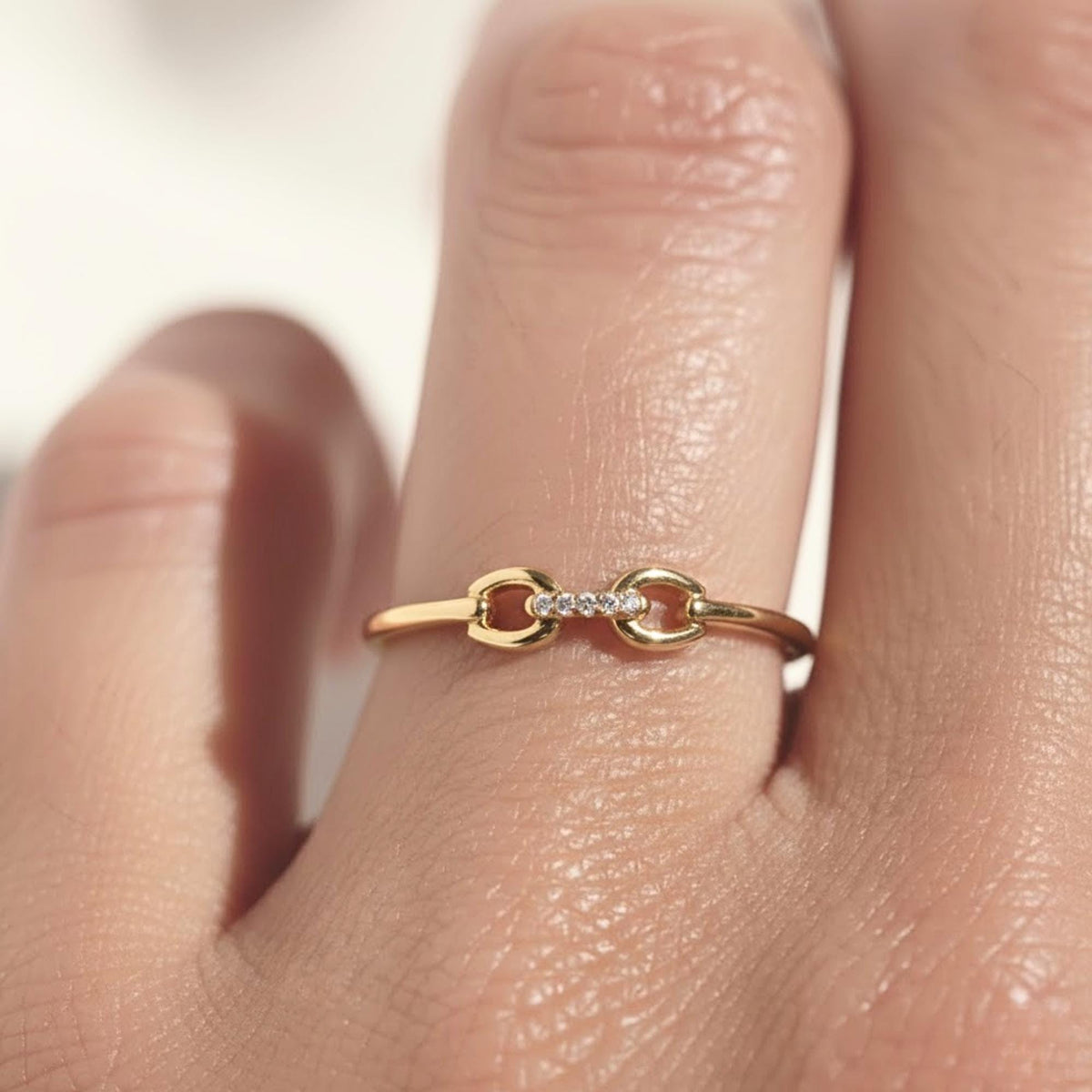 14k Gold  Braid Stack Ring with Micro Pave Moissanite  Handcrafted Fine Jewelry on Etsy  Unique Design for Everyday or Special Occasions