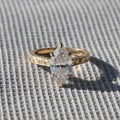 3 CT Marquise Cut Moissanite Engagement Ring, Marquise Wedding Ring, Promise Ring, Six Prong Set Classy Anniversary Rings | Gift For Her