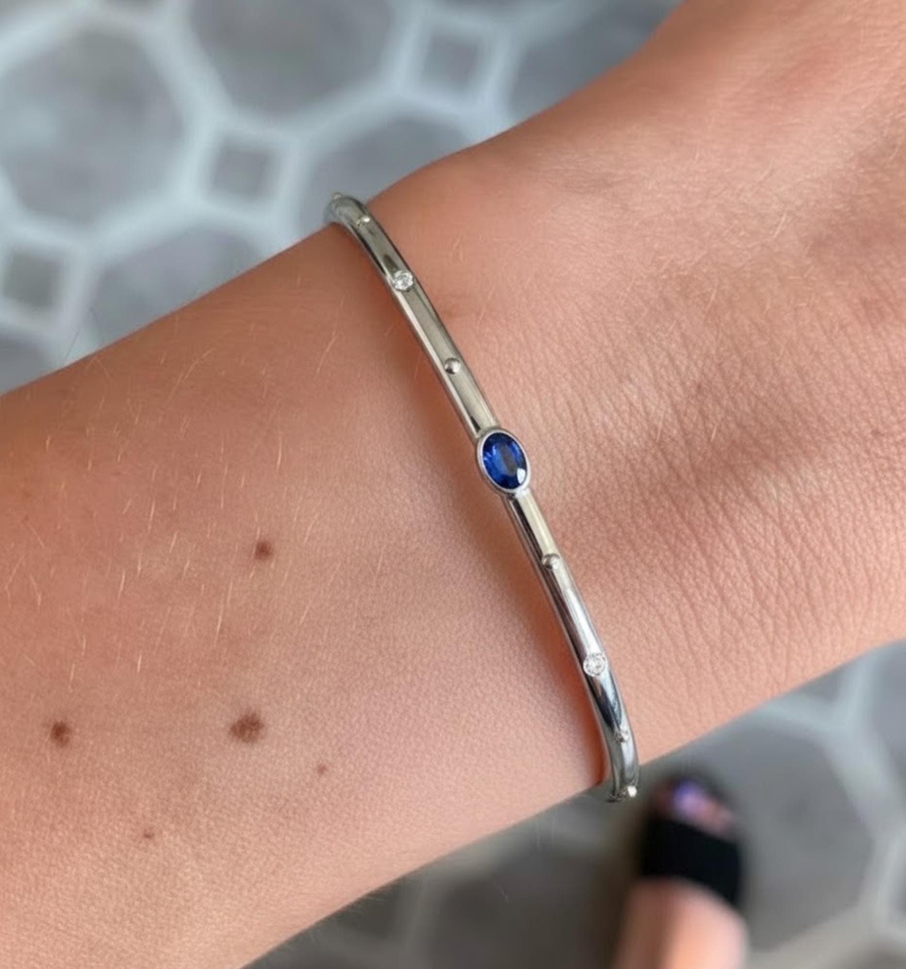 Bangle Bracelet, Diamond Bracelet, Statement Jewelry, Diamond Bangle, Minimalist Bracelet, Vintage Jewelry, Stacking Bracelet, Bangles
