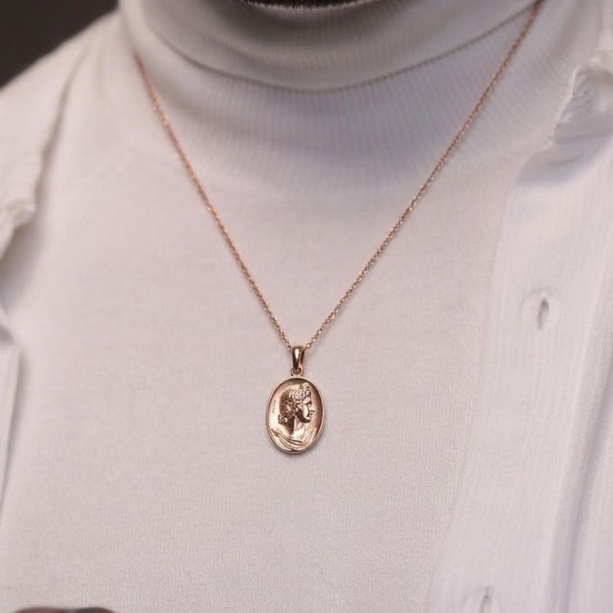 Apollo Necklace: Handcrafted Ancient Rome Coin Reproduction Pendant - Percy Jackson Inspired