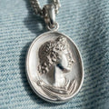 Apollo Necklace: Handcrafted Ancient Rome Coin Reproduction Pendant - Percy Jackson Inspired