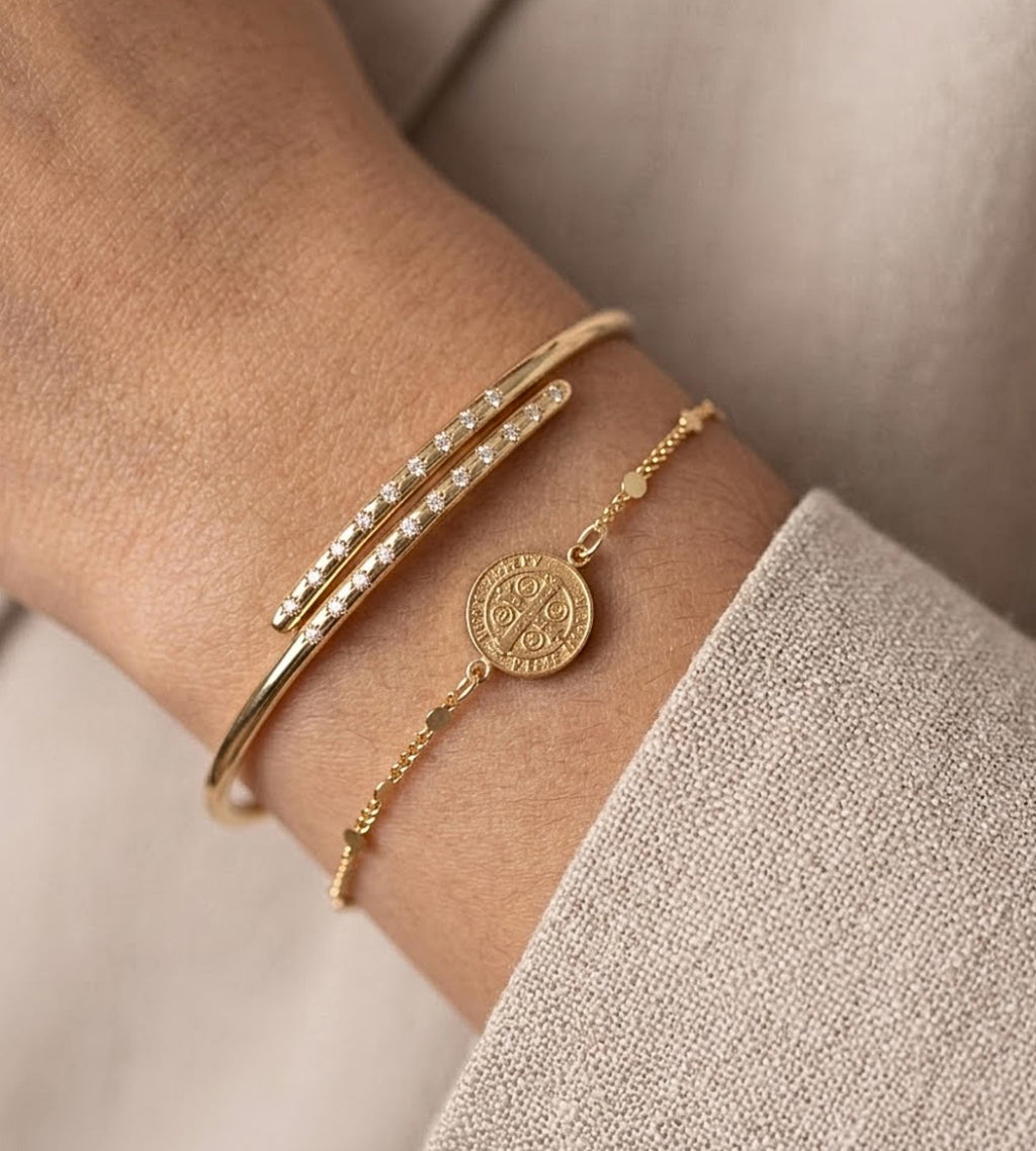 Unique Diamond Bangle Bracelet, 14K Cross Over Bangle, Graduating Diamond Bracelet, Diamond Gold Bracelet Bangle, Ladies Bracelet Bangle