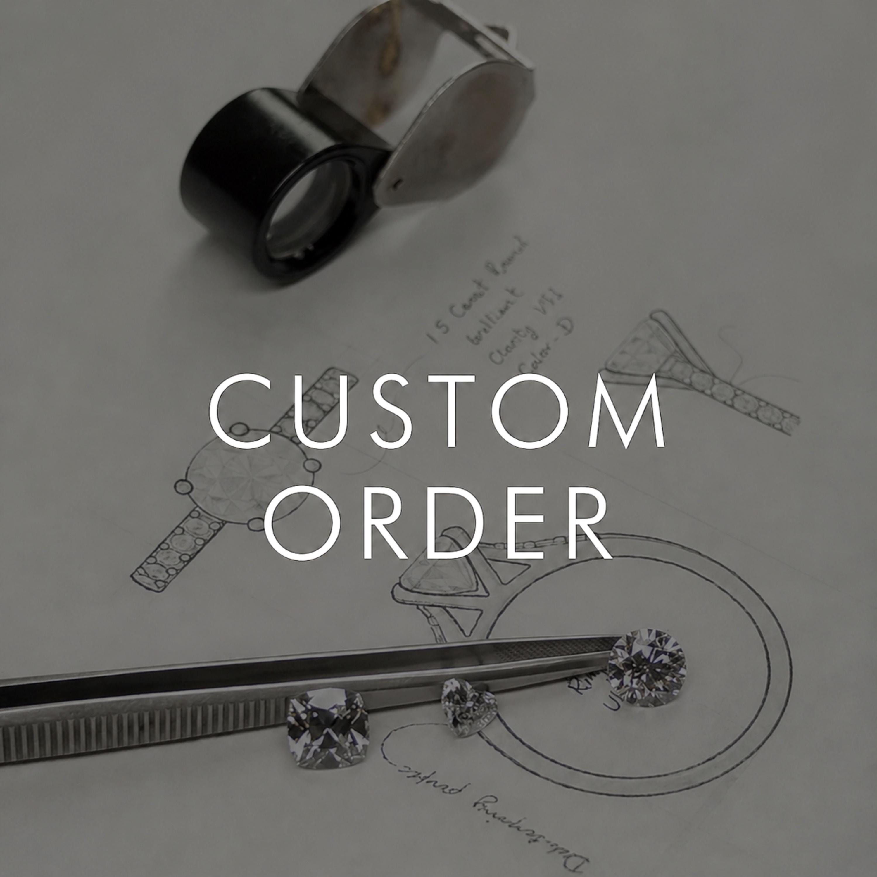 Custom Ring Service-Custom Personalized Ring, CAD Service, Jewelry Gemstone Replacement, Duplicate OR Matching Bands, Custom Birthstone Ring