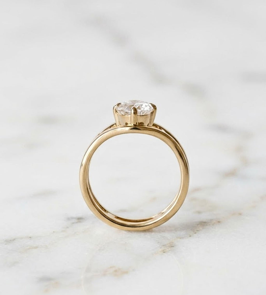 Unique Elongated Cushion Cut Moissanite Engagement Ring, Vintage Cushion Cut Solitaire Ring, Cushion Cut Promise Ring Gift for Her