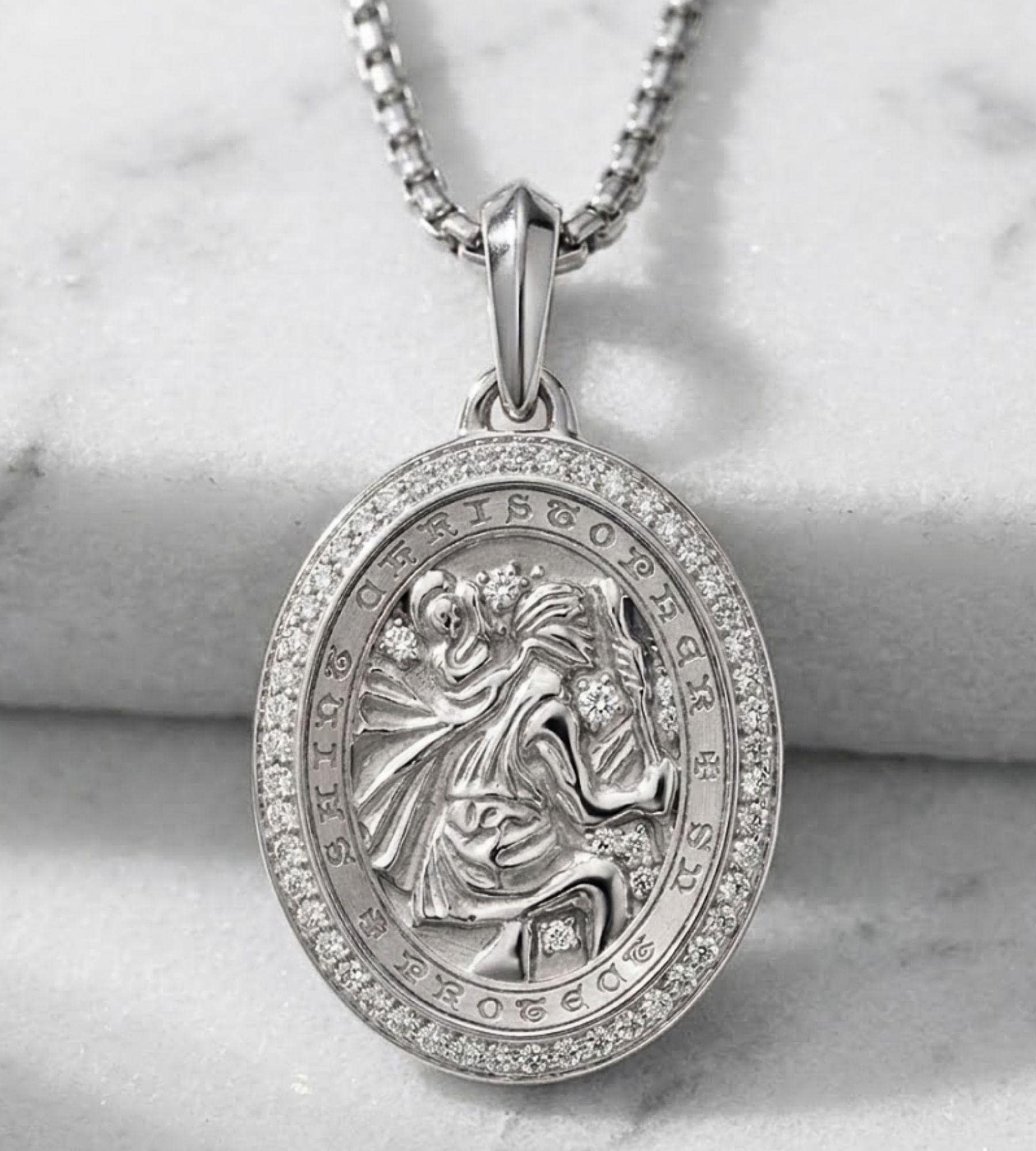 14k Gold St Michael Pendant Saint Michael Medal Man Pendant Man Necklace for Men Pendant for Men Gold Man Necklace Gift Mans Gift For Man