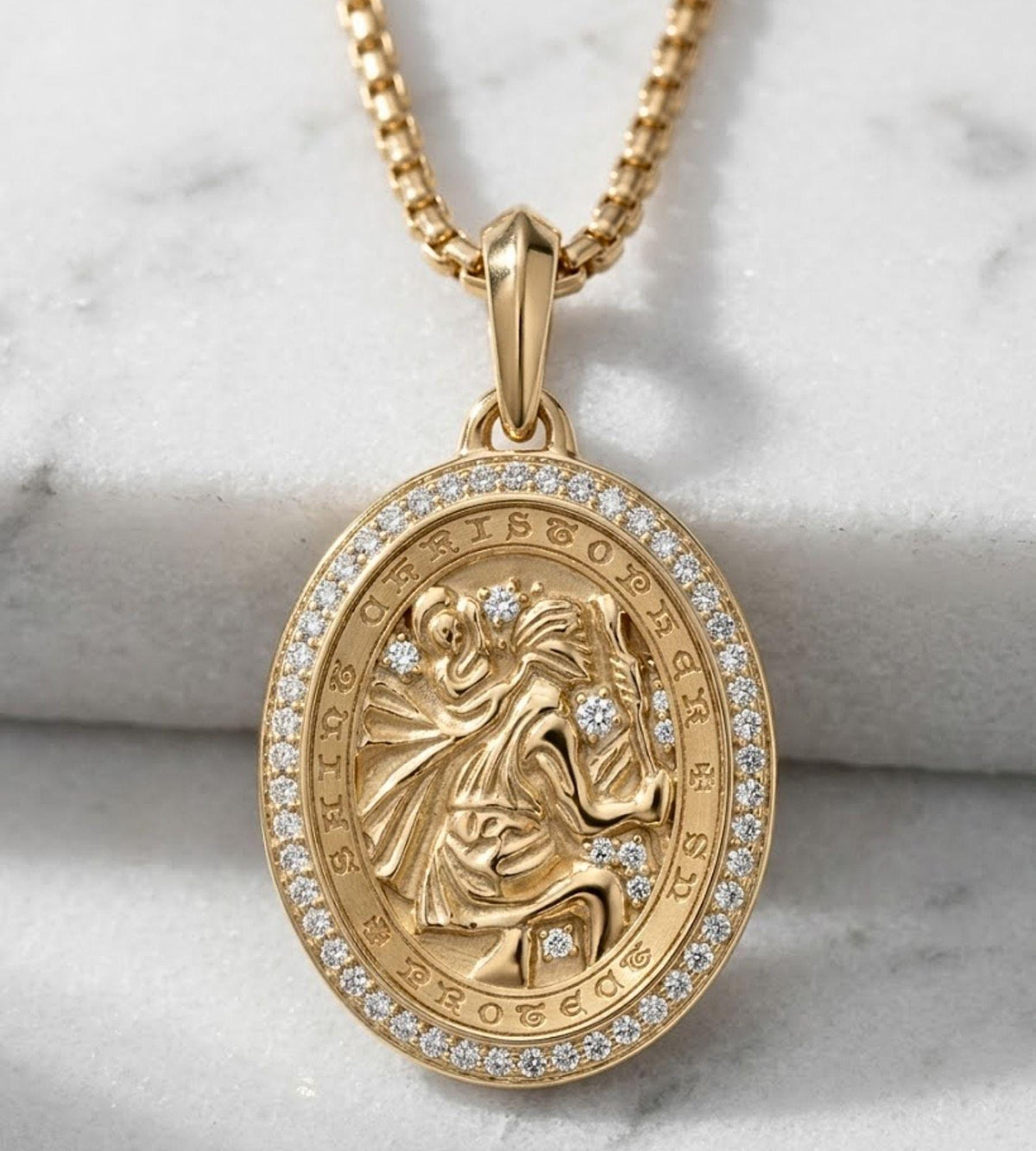 14k Gold St Michael Pendant Saint Michael Medal Man Pendant Man Necklace for Men Pendant for Men Gold Man Necklace Gift Mans Gift For Man