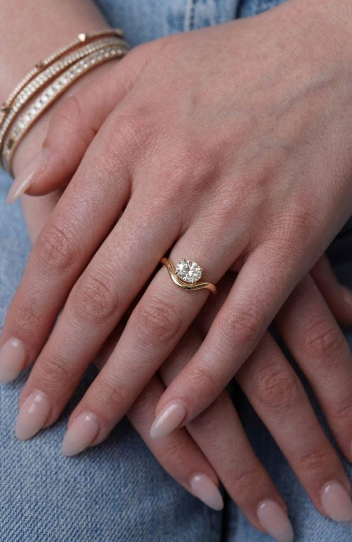 1 CT Oval Cut Moissanit Pinky Ring | East West Gold Solitaire Pinky Ring | Minimal Promise Ring | Everyday Jewelry Gift for Her