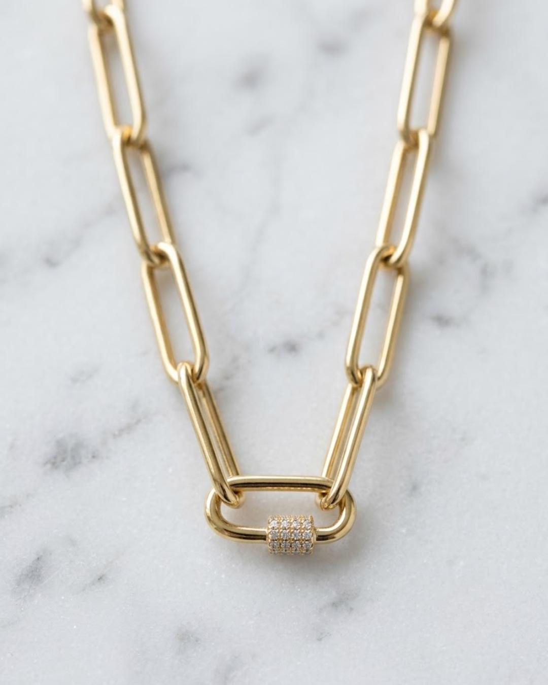 Locking Clasp, Return Clasp, Oval Clasp, Diamond Locking Clasp, Figure 3 Clasp, 14K Solid Gold Spring Clasp, DIY Jewelry Making Findings
