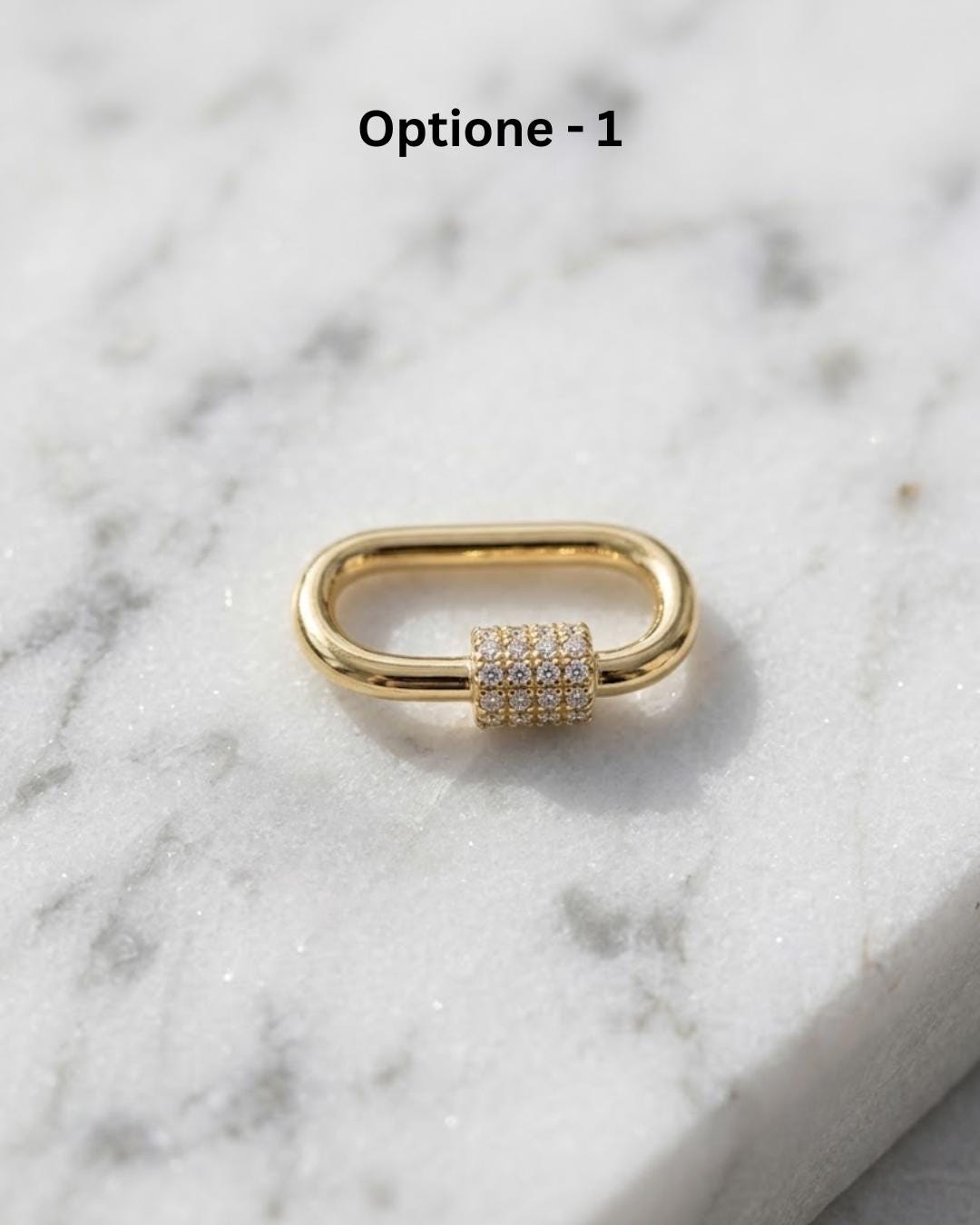 Locking Clasp, Return Clasp, Oval Clasp, Diamond Locking Clasp, Figure 3 Clasp, 14K Solid Gold Spring Clasp, DIY Jewelry Making Findings