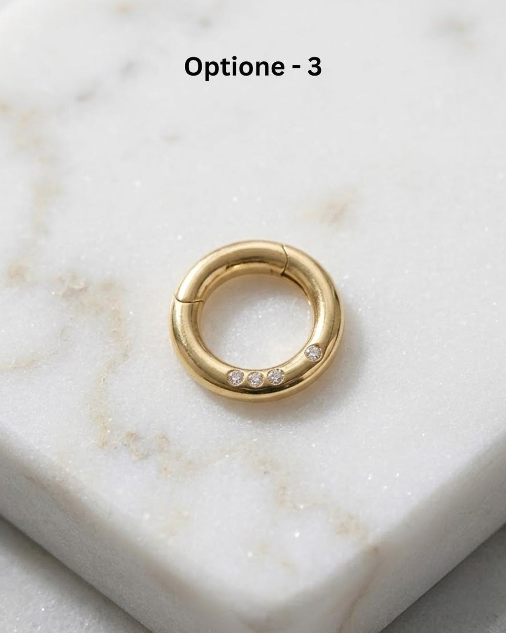 Locking Clasp, Return Clasp, Oval Clasp, Diamond Locking Clasp, Figure 3 Clasp, 14K Solid Gold Spring Clasp, DIY Jewelry Making Findings